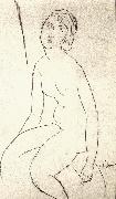Amedeo Modigliani Seated Nude painting